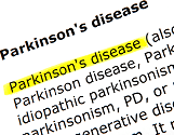The definition of Parkinson's disease